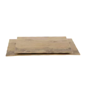 Faux Wood Melamine Trays